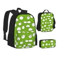 thumbnail image 1 of Pofeuu Funny Sheep Doing Yoga Print Backpack Travel Backpacks With Lunch Bag Pencil Bag Set 3 pcs Set Cartoon Backpack, 1 of 7