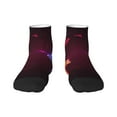 thumbnail image 1 of Pofeuu Futuristic Red And Blue Bird Print 30cm Socks, Adult Running Hiking Socks for Youth and Adult, 1 of 7