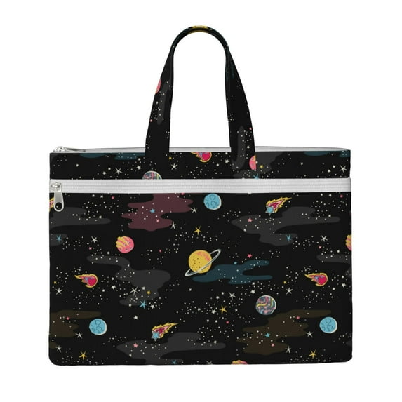Pofeuu Galaxy Print Laptop Bag Carrying - Computer Bag Laptop Case Shoulder Slim Work Travel
