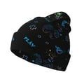 thumbnail image 1 of Pofeuu Gamepads Print Beanie Hat for Men Women Knit Winter Hat Warm Cuffed Skull Beanie Slouchy Soft Unisex, 1 of 6