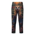 thumbnail image 1 of Pofeuu Garden Meditating Weasel Print Teenagers' Pajama Pants, Soft Lounge Pajama Pants with big pockets for Men Plaid Pj Bottoms-Small, 1 of 6
