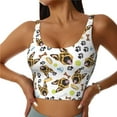 thumbnail image 1 of Pofeuu German Shepherd Dog Print Sports Bra for Women Sexy Vest Yoga Running Gym Fitness Crop Bras Tops-Small, 1 of 8