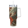 thumbnail image 1 of Pofeuu Gigantic Skull In Clouds Print 40oz Ice Bully With Handle And Straw Stainless Steel Vacuum Insulated Cup And 2 In 1 Straw Lid, 1 of 8