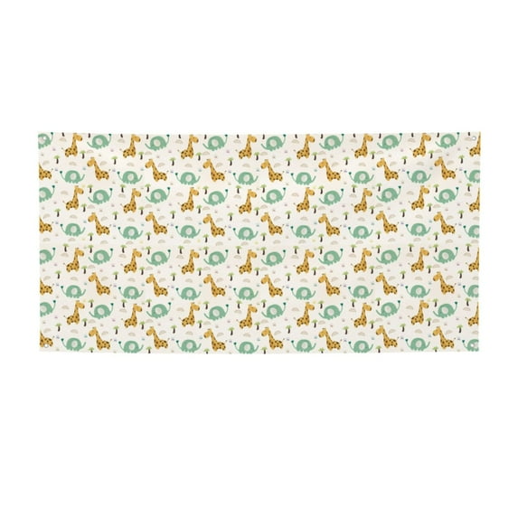 Pofeuu Giraffe And Elephant Print Colorful Yard Festival Banner Sign Party Outdoor & Indoor Party Decoration Banne Festival Yard Sign-Small