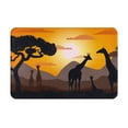 thumbnail image 1 of Pofeuu Giraffes Of The African Savannah Print Flannel Doormats Rug16"x24"Rug Washable Doormats Indoor Outdoor Rugs for Layered Front Door Mats, Porch, Kitchen, Entryway, 1 of 7