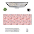 thumbnail image 1 of Pofeuu Girl Rabbit Print Desk Mat for Keyboard and Mouse，Computer Desk Matt for Desktop，Large Mouse Pad for Desk，Desk Pads on Top of Desks 12x31.5in, 1 of 8