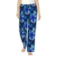 thumbnail image 1 of Pofeuu Glowing Jellyfish Pattern Print Women's Fashion Pajama Pants with Pockets Comfy Drawstring Sleep Lounge Bottoms-X-Large, 1 of 6