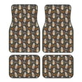 thumbnail image 1 of Pofeuu Gnome And Pumpkin Print Car Foot Mat Set of 4 Pieces - All-Weather Full Set Floor Mats for Cars Trucks SUVs, 1 of 7