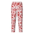 thumbnail image 1 of Pofeuu Gnome Merry Christmas Print Teenagers' Pajama Pants, Soft Lounge Pajama Pants with big pockets for Men Plaid Pj Bottoms-Large, 1 of 6