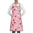 thumbnail image 1 of Pofeuu Gnome With Heart Print Aprons with Pockets, Cute Aprons for Kitchen, Cooking, Server, Barber, Chef Apron, 1 of 7