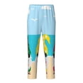thumbnail image 1 of Pofeuu Gnomes On The Beach Print Teenagers' Pajama Pants, Soft Lounge Pajama Pants with big pockets for Men Plaid Pj Bottoms-Medium, 1 of 6