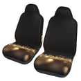 thumbnail image 1 of Pofeuu Gold Glittering Stars Print Automotive Car Seat Covers Flat Cloth Full Set Seat Covers,Car Seat Covers front seats for Cars Trucks and SUVs(Two packs), 1 of 7
