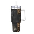 thumbnail image 1 of Pofeuu Gothic Raven Portrait Print 40oz Ice Bully With Handle And Straw Stainless Steel Vacuum Insulated Cup And 2 In 1 Straw Lid, 1 of 8