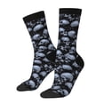 thumbnail image 1 of Pofeuu Gothic Skull Print Crew Socks, Adult Running Hiking Socks for Youth and Adult, 1 of 6