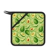 thumbnail image 1 of Pofeuu Green Avocado Print Silicone Trivet Mats,Silicone Hot Pads for Kitchen, Silicone Trivets for Hot Pots and Pans, Silicone Hot Pad, 1 of 8