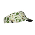 thumbnail image 1 of Pofeuu Green Avocado Print Sunscreen Visor Cap Adjustable Sport Empty Top Baseball Sun Cap for Men Women Sports Outdoor Headwear, 1 of 7