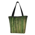 thumbnail image 1 of Pofeuu Green Bamboo Fence1 Print Women Fashion Shoulder Handbags Top Handle Satchel Bags Tote Shoulder Shopping Bag Stylish Canvas Tote Bag, 1 of 6