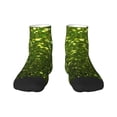 thumbnail image 1 of Pofeuu Green Glitter Sparkle Print 30cm Socks, Adult Running Hiking Socks for Youth and Adult, 1 of 7