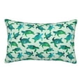 thumbnail image 1 of Pofeuu Green Sea Turtle Print Polyester Microfiber Plush Pillowcases, Super Soft and Cozy Pillow Case Covers with Envelop Closure（Pillow core not included）-14"x20", 1 of 6