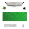 thumbnail image 1 of Pofeuu Green Sparkling Shiny Print Desk Mat for Keyboard and Mouse，Computer Desk Matt for Desktop，Large Mouse Pad for Desk，Desk Pads on Top of Desks 12x31.5in, 1 of 8