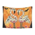 thumbnail image 1 of Pofeuu Halloween Flamingos Print Puppy Blanket,Dog Blankets,Pet Blanket Cozy Cat Blankets for Indoor Cats, Fuzzy Pet Blanket for Kitten Doggy Dog Blankets-Medium, 1 of 8