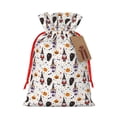 thumbnail image 1 of Pofeuu Halloween Gnome Print Burlap Bags with Drawstrings Drawstring Gift Bags Pouch Bag for Thankgiving Birthday Party Gift Wrapping Treats and Party Favors-Medium, 1 of 9