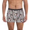 thumbnail image 1 of Pofeuu Halloween Gnome Print Men’s Boxer Briefs, Moisture-Wicking Underwear, Regular,Trunk-Medium, 1 of 5