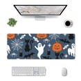 thumbnail image 1 of Pofeuu Halloween Print Desk Mat for Keyboard and Mouse，Computer Desk Matt for Desktop，Large Mouse Pad for Desk，Desk Pads on Top of Desks 12x31.5in, 1 of 8
