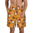 thumbnail image 1 of Pofeuu Halloween Witches Gnome Prin Men's Swim Trunks Quick Dry Bathing Suit Swimming Board Shorts Mesh Lining Beach Swimwear-Medium, 1 of 6