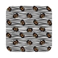 thumbnail image 1 of Pofeuu Haloween Pumpkins Print Leather Coasters Set of 6, Round Cups Mugs Mat Pad for Home Kitchen Heat Resistant Drink Coasters,Square, 1 of 7
