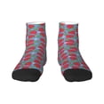 thumbnail image 1 of Pofeuu Hand Drawn Strawberry Print 30cm Socks, Adult Running Hiking Socks for Youth and Adult, 1 of 7