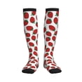 thumbnail image 1 of Pofeuu Hand Drawn Strawberry Print Compression Socks for Women & Men Circulation - Best Support for Nurses,Running,Athletic,Sports, 1 of 7