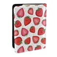thumbnail image 1 of Pofeuu Hand Drawn Strawberry Print Travel Document Organizer Passport Holder Men Women for Family (6.5 in x 4.5 in),Wallet Holder Credit Card Clutch Bag Case, 1 of 5
