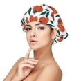 thumbnail image 1 of Pofeuu Hand Drawn Tomatoes Print Silk Bonnet for Sleeping, Satin Hair Bonnets, Soft Elastic Band Silk Sleep Cap, Hair Wrap, 1 of 6