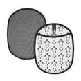 thumbnail image 1 of Pofeuu Hand Drawn Turtle Print Silicone Pot Mat Mitten With Hanging Loop Heat Resistant Oven Mitts Non-Slip Bbq Baking Smoking Potholders, 1 of 7
