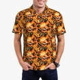 thumbnail image 1 of Pofeuu Happy Halloween1 Print Men's Loose Fit Midweight Short-Sleeve Pocket Polo,Polo Shirts for Men Golf Shirts for Men,Men's Polo Shirts-X-Large, 1 of 6