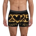 thumbnail image 1 of Pofeuu Happy New Year 2025 D Print Men’s Boxer Briefs, Moisture-Wicking Underwear, Regular,Trunk-XX-Large, 1 of 5