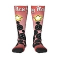 thumbnail image 1 of Pofeuu Happy New Year3 Print Stockings, Adult Running Hiking Socks for Youth and Adult, 1 of 6