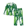 thumbnail image 1 of Pofeuu Happy saint Patricks day Print Womens Pajamas Set Long Sleeve Sleepwear Button Down Nightwear Soft Pj Lounge Sets Button Down Pajamas Women-XX-Large, 1 of 7