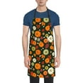 thumbnail image 1 of Pofeuu Harvest Pumpkins Print Waterproof Apron with Pockets Adjustable Cooking Aprons Kitchen Bib for Baking Household Cleaning, 1 of 8