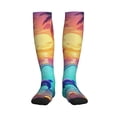 thumbnail image 1 of Pofeuu Hawaiian Island Dolphin Print Compression Socks for Women & Men Circulation - Best Support for Nurses,Running,Athletic,Sports, 1 of 7