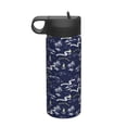 thumbnail image 1 of Pofeuu Hawaiian Style Print 18oz Sports Insulated Kettle, Sports Bottle Water Bottles For Men Women For Gym Hiking Camping Running Mountain Bike Outdoor Sports, 1 of 8