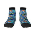thumbnail image 1 of Pofeuu Hawaiian Style Print 30cm Socks, Adult Running Hiking Socks for Youth and Adult, 1 of 7