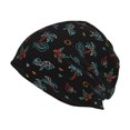 thumbnail image 1 of Pofeuu Hawaiian Style Print Beanie Hat for Men and Women Winter Warm Hats Knit Slouchy Thick Skull Cap, 1 of 7