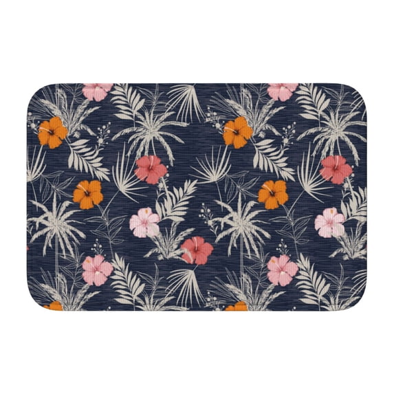 Pofeuu Hawaiian Style Print Hem Mat 40x60 - Multipurpose Doormat for Indoor & Outdoor Use - Welcome Your Guests with our Entrance Mat