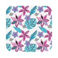 thumbnail image 1 of Pofeuu Hawaiian Style Print Leather Coasters Set of 6, Round Cups Mugs Mat Pad for Home Kitchen Heat Resistant Drink Coasters,Square, 1 of 7