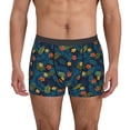 thumbnail image 1 of Pofeuu Hawaiian Style Print Men’s Boxer Briefs, Moisture-Wicking Underwear, Regular,Trunk-Large, 1 of 5