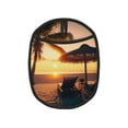 thumbnail image 1 of Pofeuu Hawaiian Sunset Beach Print Silicone Pot Mat Mitten With Hanging Loop Heat Resistant Oven Mitts Non-Slip Bbq Baking Smoking Potholders, 1 of 7