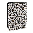 thumbnail image 1 of Pofeuu Heart Leopard Print Travel Document Organizer Passport Holder Men Women for Family (6.5 in x 4.5 in),Wallet Holder Credit Card Clutch Bag Case, 1 of 5