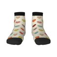 thumbnail image 1 of Pofeuu Heart Polka Dot Print 30cm Socks, Adult Running Hiking Socks for Youth and Adult, 1 of 7